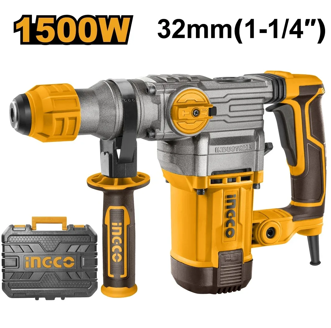 43207.webp Ciocan rotopercutor 1500W INDUSTRIAL INGCO RH150068 - imagine 1