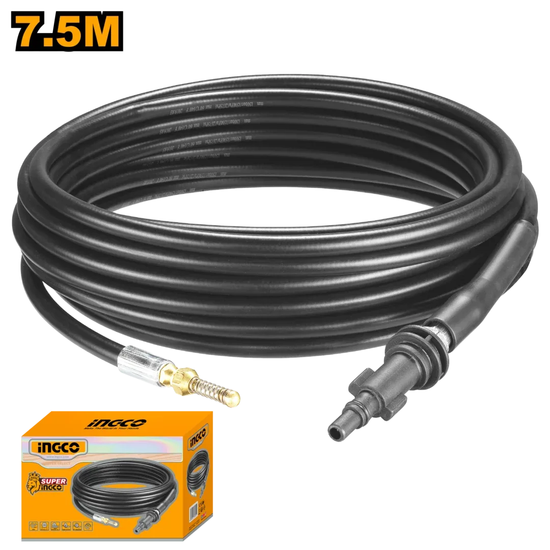 44853.webp Furtun de inalta presiune pentru spalare 7.5m INGCO AHPH7511 - imagine 1