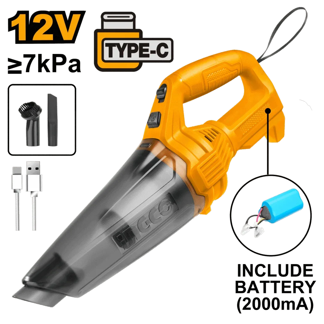 49241.webp Aspirator pe acumulator 12 V INGCO CVLI2026 — изображение 1