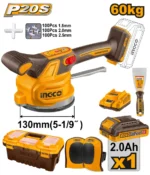 Виброприсоска аккумуляторная Li-Ion 20В/1*2Ач INGCO CTVLI20018