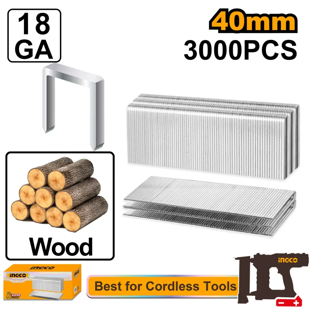 51100.webp Capse pentru capsator manual 40mm 3000buc. INGCO AST18403 - imagine 1