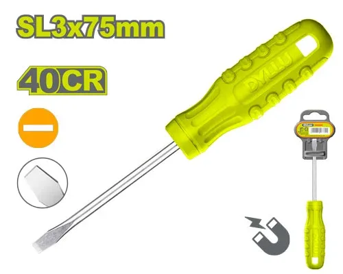 51438.webp Surubelniță plată SL3*75mm DYLLU DTSD3933 — изображение 1