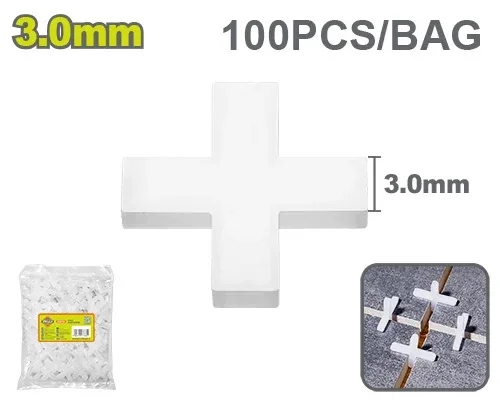 51534.webp Distanțier pentru gresie 3mm 100buc. DYLLU DTXZ1003 — изображение 1