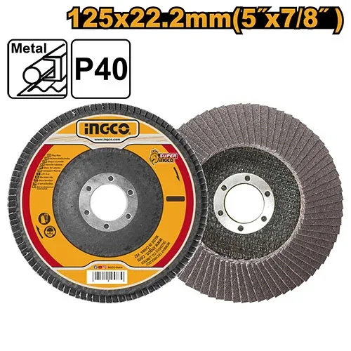 52874.webp Disc p/u metal 125*22.2 INGCO FD12540 - imagine 1