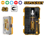 Набор oтвёрток 55 шт, INGCO HKSDB0558