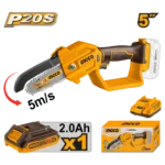 Mini fierăstrău cu lant cu acumulator  INGCO CGSLI20581