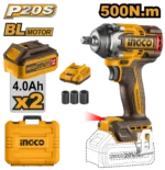 Гайковёрт аккумуляторный ударный CIWLI2050 220V/2*4A INGCO