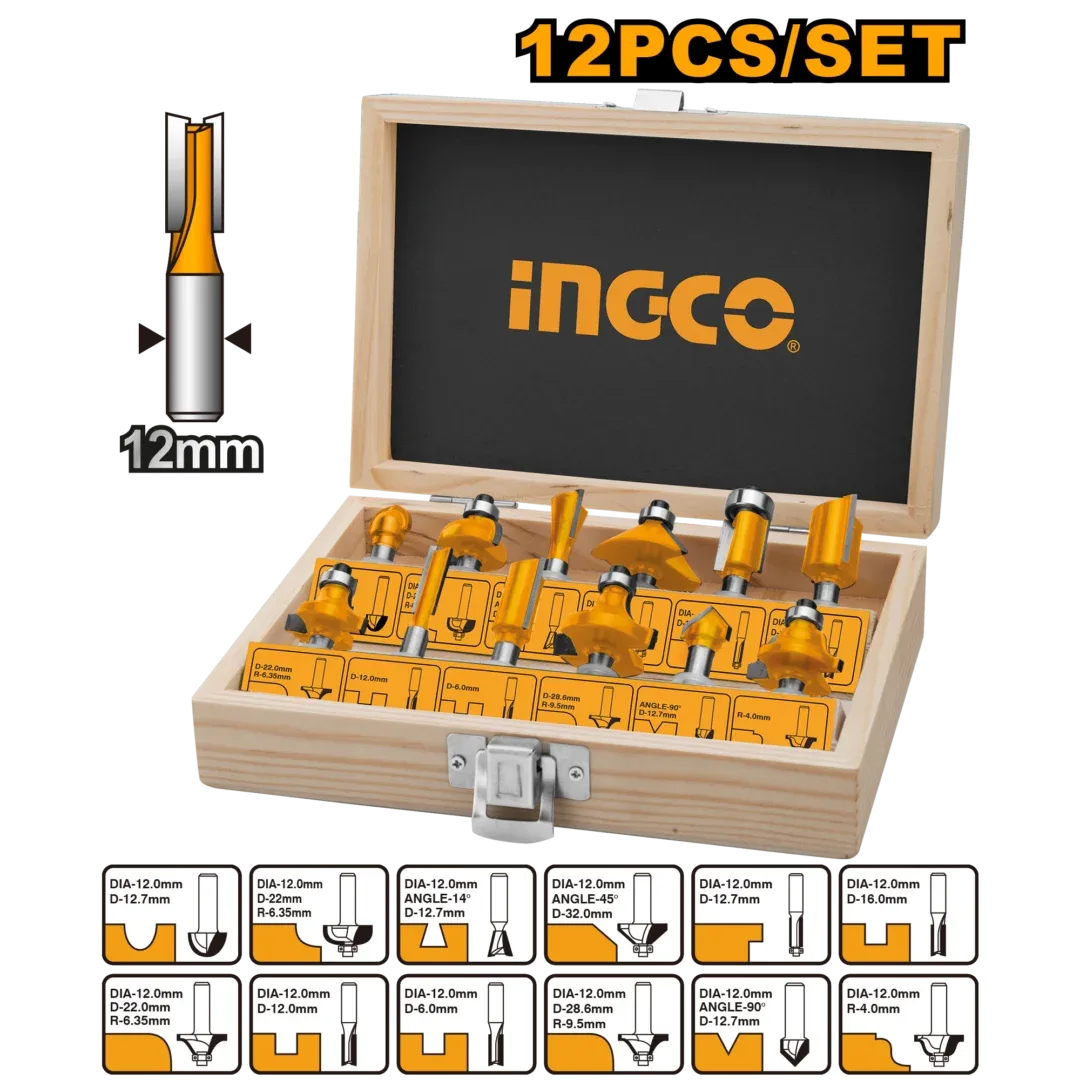 47949.webp Set freze 12mm 12buc AKRT1221 INGCO — изображение 1