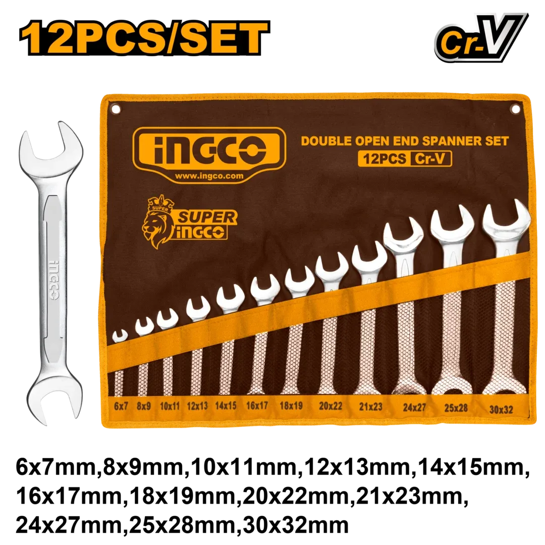 48154.webp Set chei combinate 12 buc 6-32mm INGCO HKSPA2142 - imagine 1