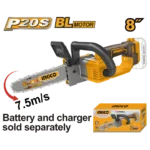 Ferestrau cu lant compatibil cu acumulator  Li-Ion 20V  INGCO CGSLI2085