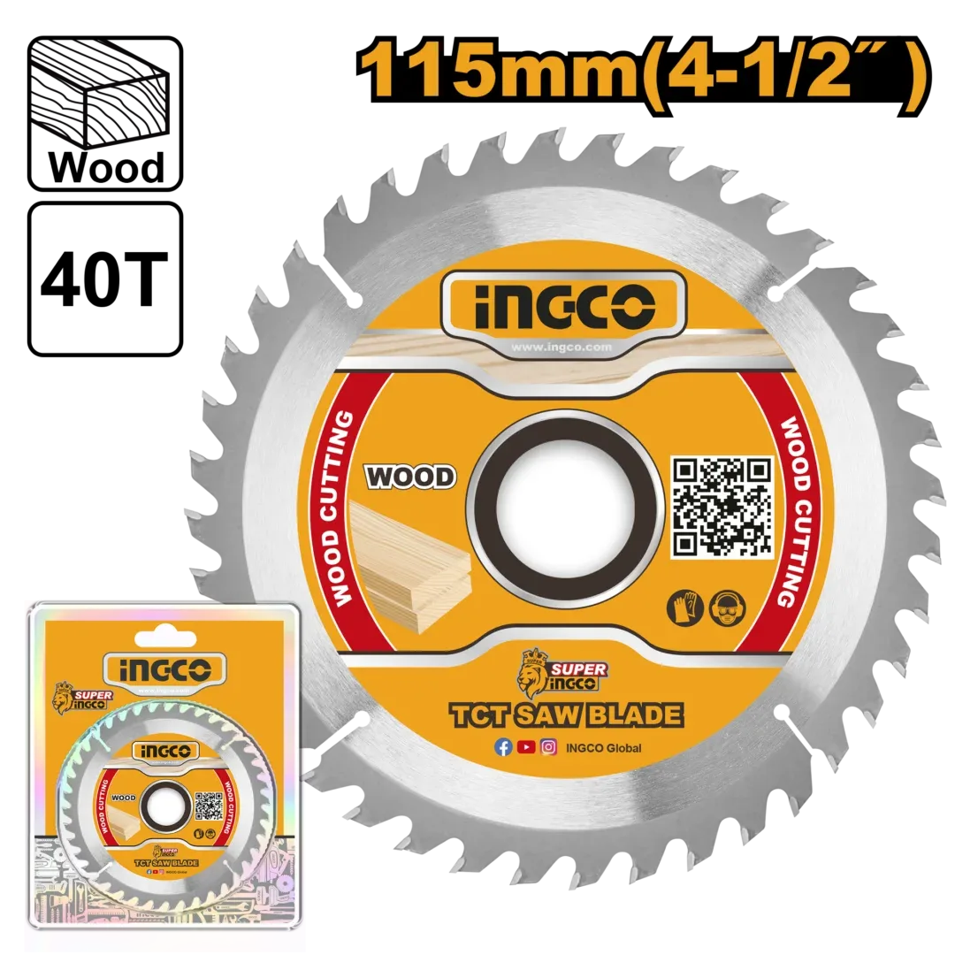 48203-1.webp Disc pentru lemn 115x22.2mm 40T INGCO TSB111555 — изображение 1