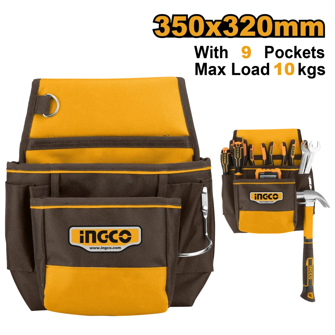 48760.webp Borsetă de brâu pentru scule INGCO HTBP010128 - imagine 1