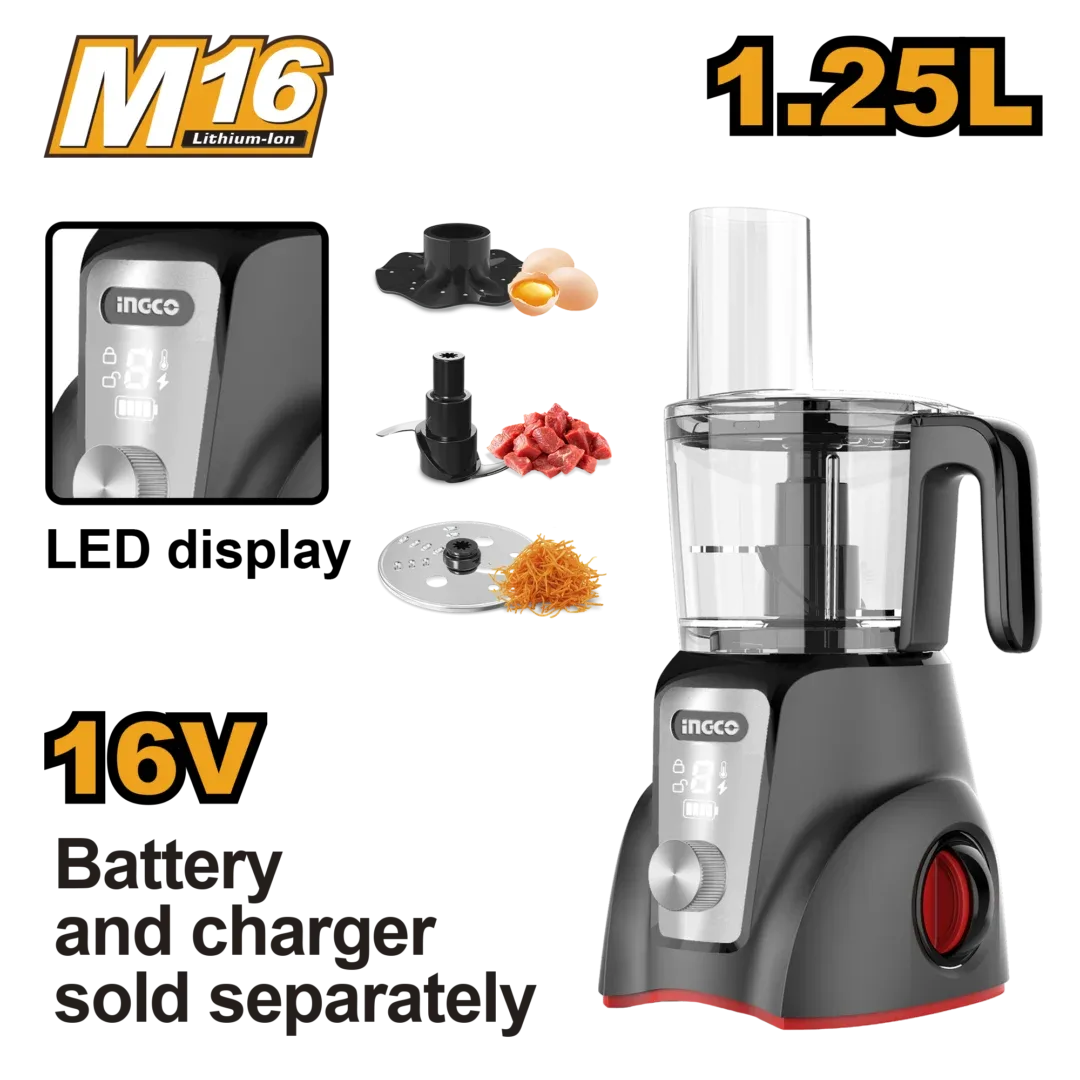 49137-1.webp Blender pe acumulator (fara acumulator) 1.25L INGCO CFP026K - imagine 1