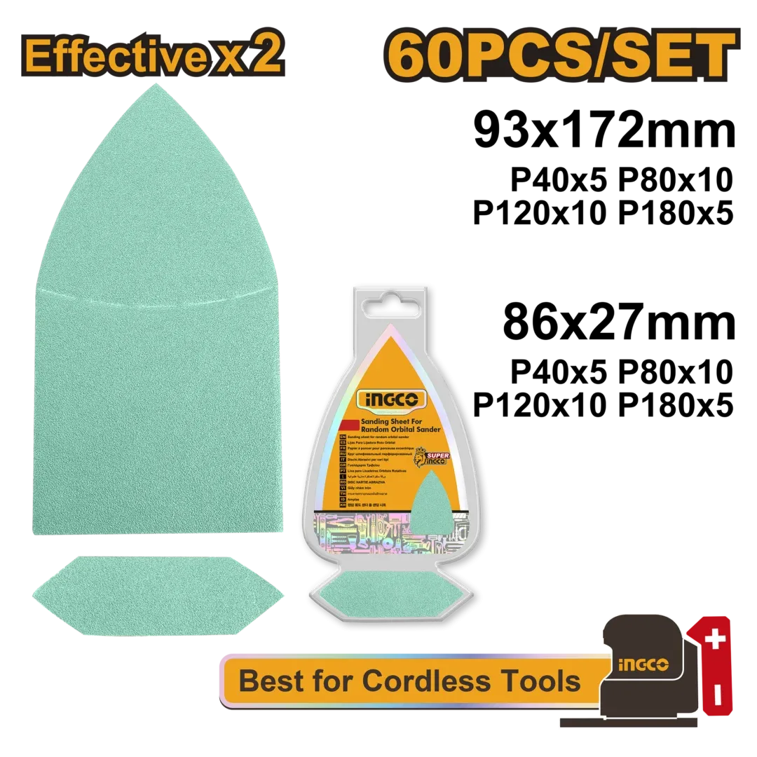49440.webp Complect de hîrtie abrazivă 60buc INGCO AKTS938660 — изображение 1