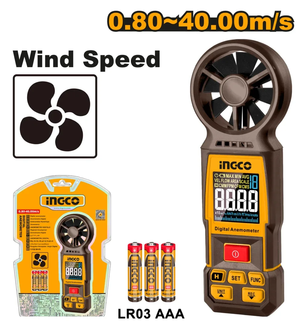 51195.webp Anemometru digital INDUSTRIAL INGCO HETAN031 - imagine 1