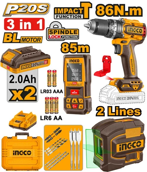 53992.webp Set instrumente 3buc INGCO COSLI251189 — изображение 1