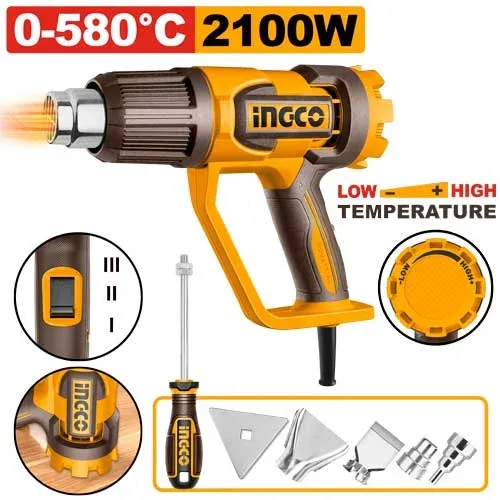53996.webp Fen industrial 2100W INGCO HG210065 - imagine 1