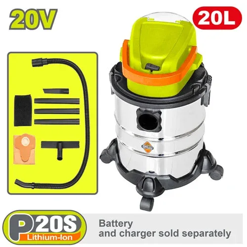 54035.webp Aspirator compatibil cu acumulator 20L DYLLU DTQV1A20 - imagine 1